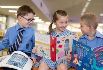 Students reading